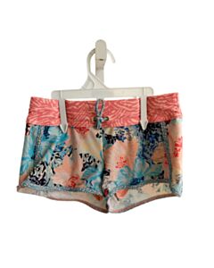 ATHLETA GIRL  PINK  FLORAL PRINTED DESIGN SHORTS