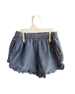 CREWCUTS CHAMBRAY SHORTS WITH RUFFLE
