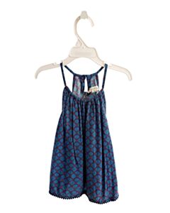 TUCKER & TATE  BLUE   PRINTED DESIGN SLEEVELESS SHIRT