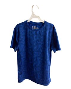 ZELLA GIRL BLUE PRINTED DESIGN KNIT SS SHIRT