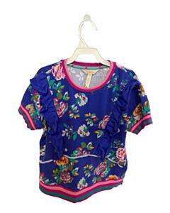 MATILDA JANE  BLUE  FLORAL  SHIRT-SS