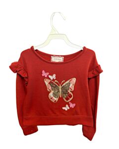 BTWEEN  ORANGE    SHIRT-LS