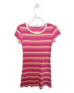 ROXY PINK STRIPED KNIT DRESS