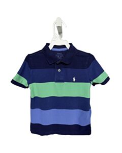 POLO BY RALPH LAUREN  BLUE  STRIPED  DRESS SHIRT