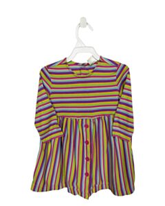 HANNA ANDERSSON  PURPLE  STRIPED  KNIT DRESS