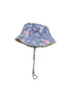 LILLY PULITZER BLUE FLORAL HAT