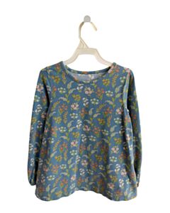 SERENDIPITY LT BLUE FLORAL KNIT LS SHIRT