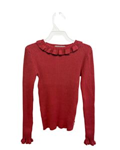 CREAMIE RED KNIT LS SHIRT