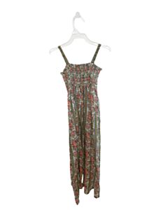CARA CARA  GREEN  FLORAL  ROMPER