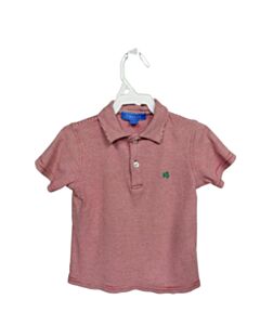 J. BAILEY RED STRIPED KNIT SS SHIRT