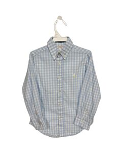 THE BEAUFORT BONNET COMPANY  BLUE  GINGHAM  DRESS SHIRT