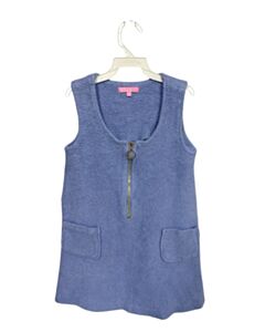 BISBY BY LITTLE ENGLISH  BLUE TERRY CLOTH   DRESS