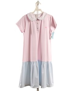 SET BY LULLABY SET PINK GINGHAM KNIT DRESS