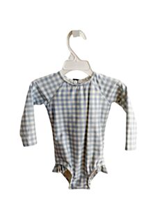 MINNOW BLUE GINGHAM 1-PIECE SWIMSUIT