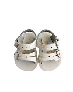 SUN SANS/ SALTWATER SANDALS WHITE SANDALS *NEW WITHOUT TAG *NWT SIZE INFANT 0