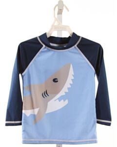 FLAP HAPPY  BLUE  PRINTED DESIGN RASH GUARD