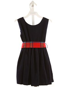 BROWN BOWEN BLUE CORDUROY PARTY DRESS