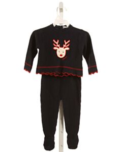 PATACHOU  NAVY  APPLIQUED 2-PIECE OUTFIT