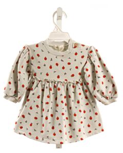 BEAN'S BARCELONA  GRAY  PRINT  KNIT DRESS