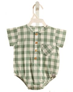 SNUG  GREEN  GINGHAM  BUBBLE