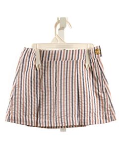 MILES THE LABEL  BLUE SEERSUCKER STRIPED  SKORT
