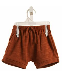 PLAY UP BROWN KNIT SHORTS