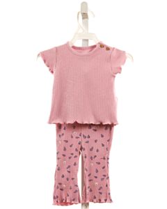 PLAY UP  LAVENDER KNIT  PRINTED DESIGN 2-PIECE OUTFIT