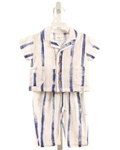 PLAY UP  BLUE  STRIPED  2-PIECE OUTFIT