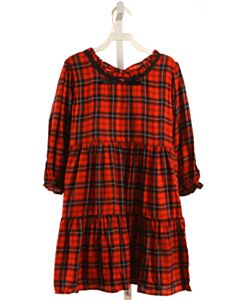 TUK TUK  RED  PLAID  DRESS