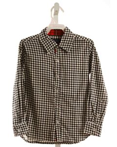 TUK TUK  BLACK  HOUNDSTOOTH  DRESS SHIRT