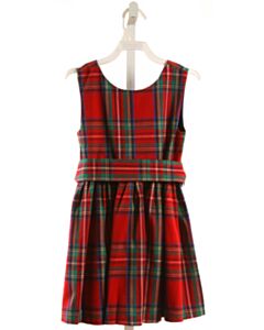 BROWN BOWEN CO  RED  PLAID  DRESS