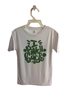 LAUGHING GIRAFFE  WHITE   PRINTED DESIGN T-SHIRT