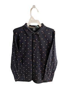 BABY FACE  BLUE   PRINTED DESIGN DRESS SHIRT