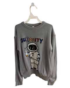 ABRIL FLOREL MIL GRAY SWEATER