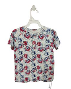 SWEET BAMBOO BLUE PRINTED DESIGN KNIT SS SHIRT