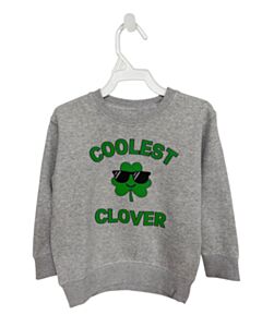 SWEET WINK GRAY PRINTED DESIGN PULLOVER