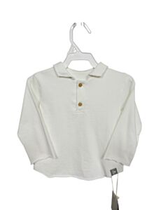 SNUG WHITE KNIT LS SHIRT