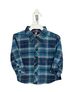 NANO BLUE PLAID DRESS SHIRT