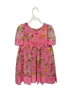 PATACHOU  PINK  FLORAL  PARTY DRESS