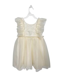 INDIE BLUE CREAM TULLE SEQUINED PARTY DRESS