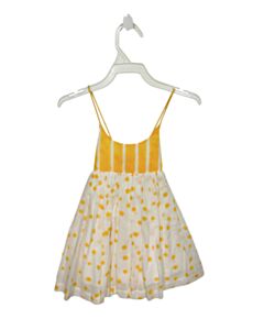 LITTLE PAISLEY PEOPLE  YELLOW  POLKA DOT  DRESS