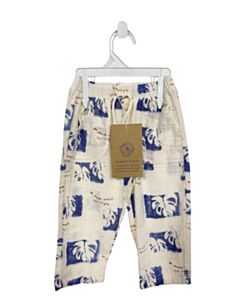 PLAY UP BLUE PRINTED DESIGN PANTS