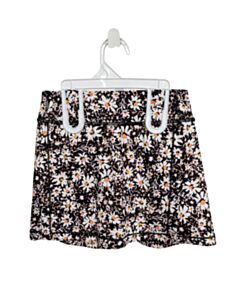 ATHLETA GIRL  BLACK  FLORAL  SKORT