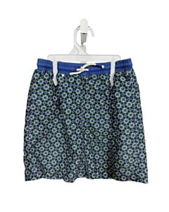 MINI BODEN GREEN PRINTED DESIGN SWIM TRUNKS