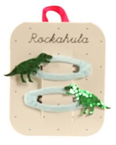 ROCKAHULA  GREEN  HAIR BOW