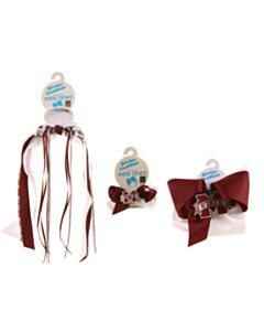 WEE ONES  MAROON  HAIR BOW
