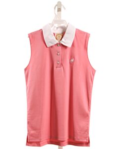 THE BEAUFORT BONNET COMPANY  PINK KNIT   SLEEVELESS SHIRT