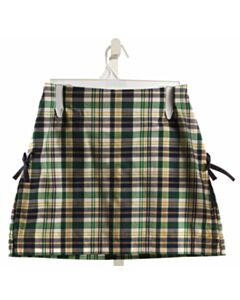 THE BEAUFORT BONNET COMPANY  GREEN  PLAID  SKORT