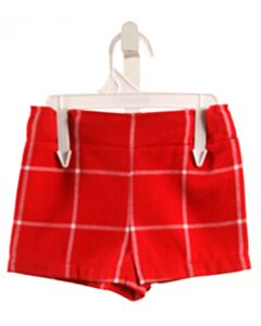 THE BEAUFORT BONNET COMPANY  RED  PLAID  SHORTS