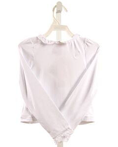 THE BEAUFORT BONNET COMPANY  WHITE    RASH GUARD WITH EYELET TRIM